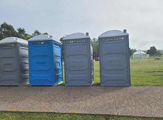 special event restrooms offers a variety of portable toilet options including standard units, luxury units, and ada-compliant units